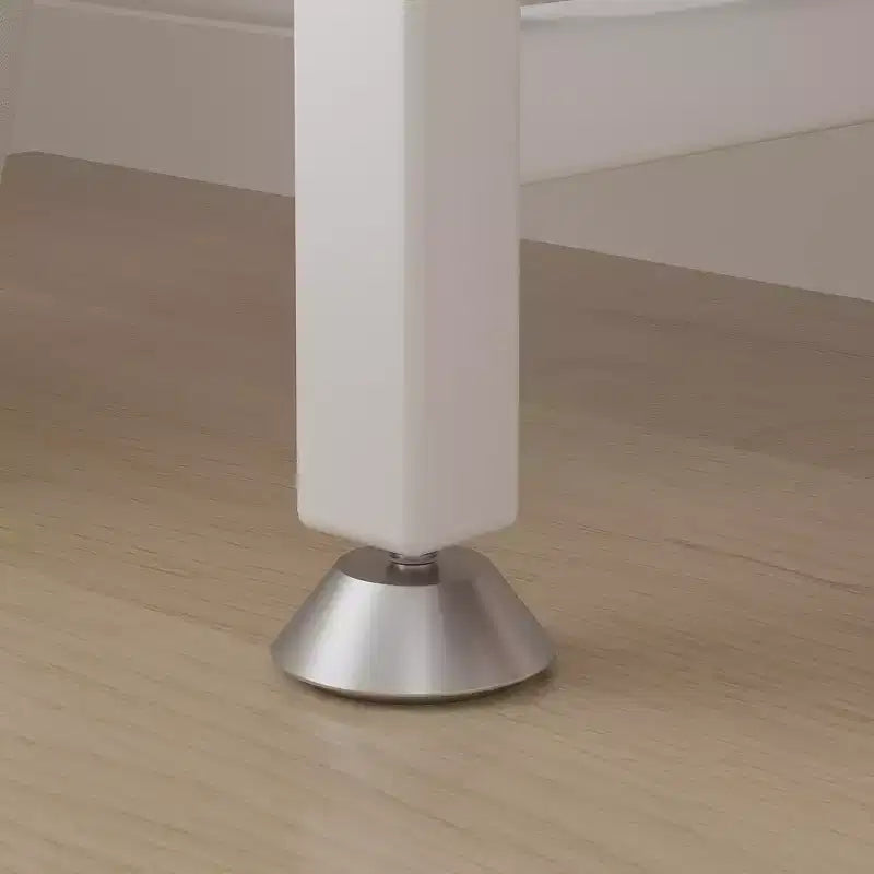 Portant à vêtements ouvert, Armoire de rangement autoportante robuste avec 5 étagères et une tringle de suspension pour petits espaces, Chêne/Blanc
