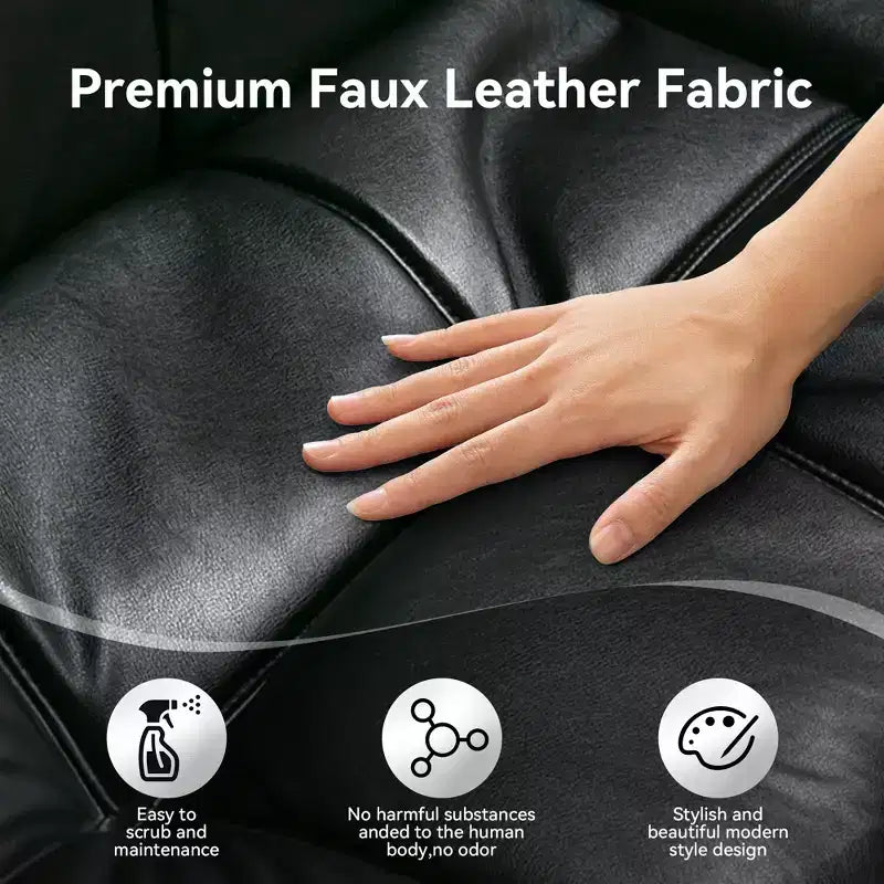 Canapé Futon Convertible 71", Canapé Moderne en Lin avec Coussin Détachable, Dossier et Accoudoirs Réglables, Supporte 272 kg
