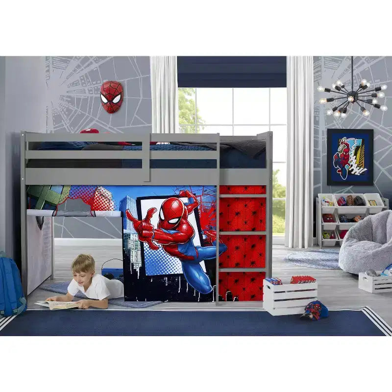Tente de lit Spider-Man pour lit mezzanine