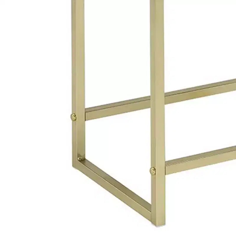 Table d'appoint, blanc et or