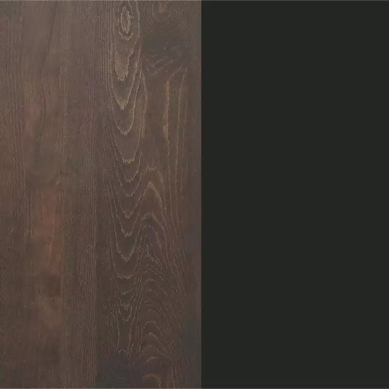 Plateau de table rectangulaire commercial en bois massif avec pied en fonte résistant à la rouille de 45,7 cm de diamètre et hauteur de bar