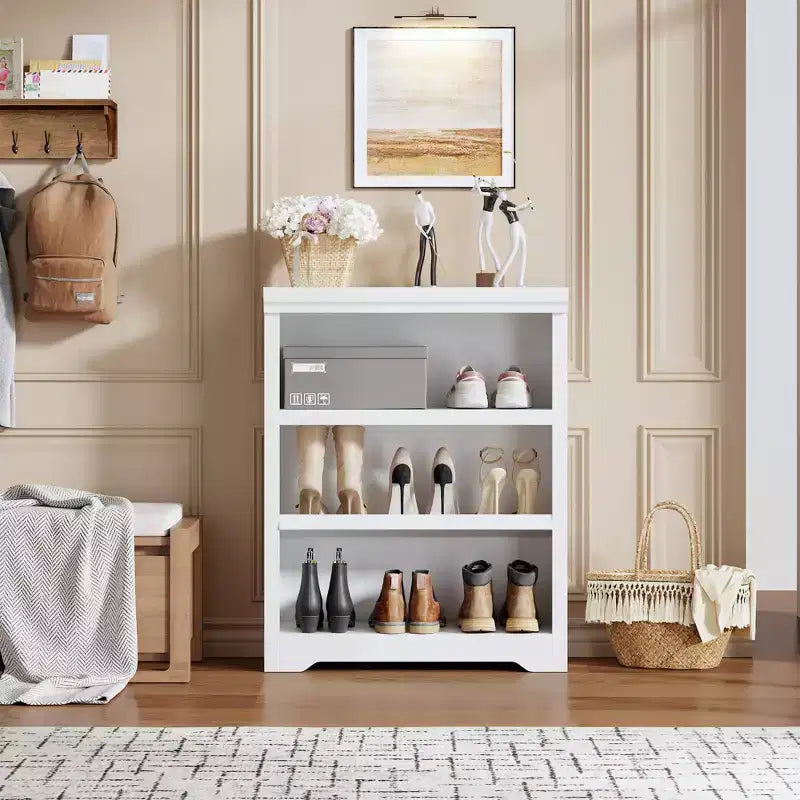 Étagère à 2/3/5/6 niveaux, bibliothèque de style rustique, 60 cm/80 cm de large avec étagères réglables, rayonnage ouvert avec design antidérapant pour bureau à domicile