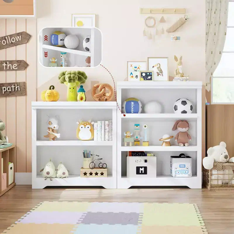 Étagère à 2/3/5/6 niveaux, bibliothèque de style rustique, 60 cm/80 cm de large avec étagères réglables, rayonnage ouvert avec design antidérapant pour bureau à domicile