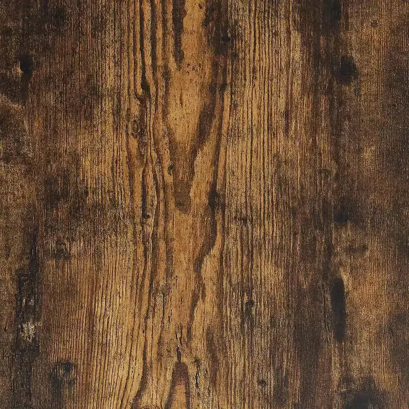 Meuble à chaussures, bois d'ingénierie chêne fumé, 6 compartiments, 1 porte, autoportant pour couloir/entrée
